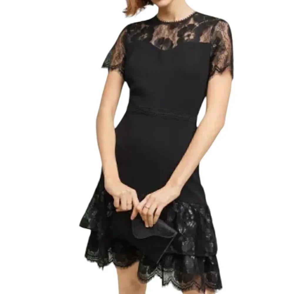 Shoshanna Manon Lace Dress in Black NWT 2